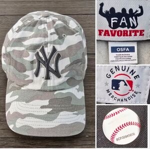 Genuine Merchandise Camouflage Yankees Cap, Unisex